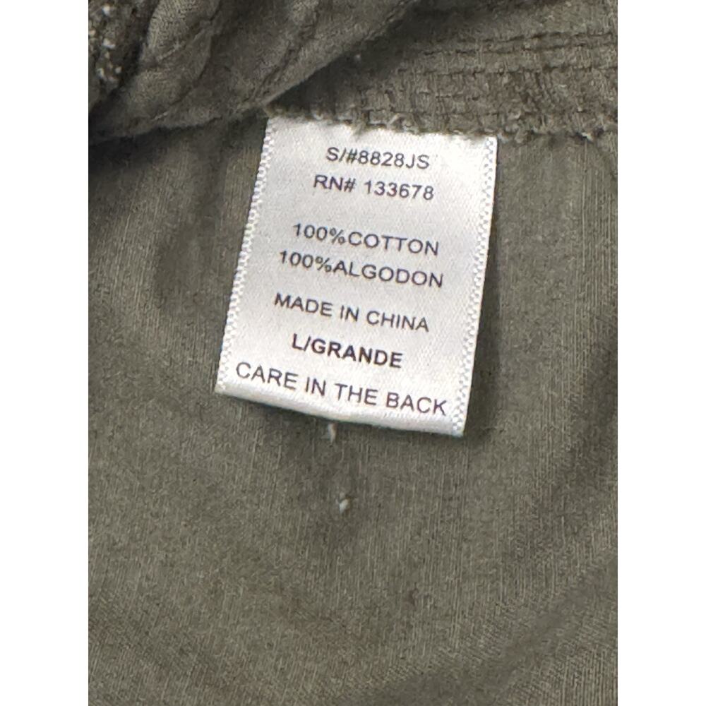 Love Tree Womens Camouflage Jacket Sz L Full Zip Up Pockets Military Gorpcore - Picture 9 of 11